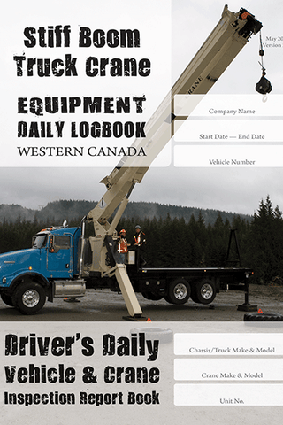 Stiff Boom Truck Crane - Daily Equipment Logbook